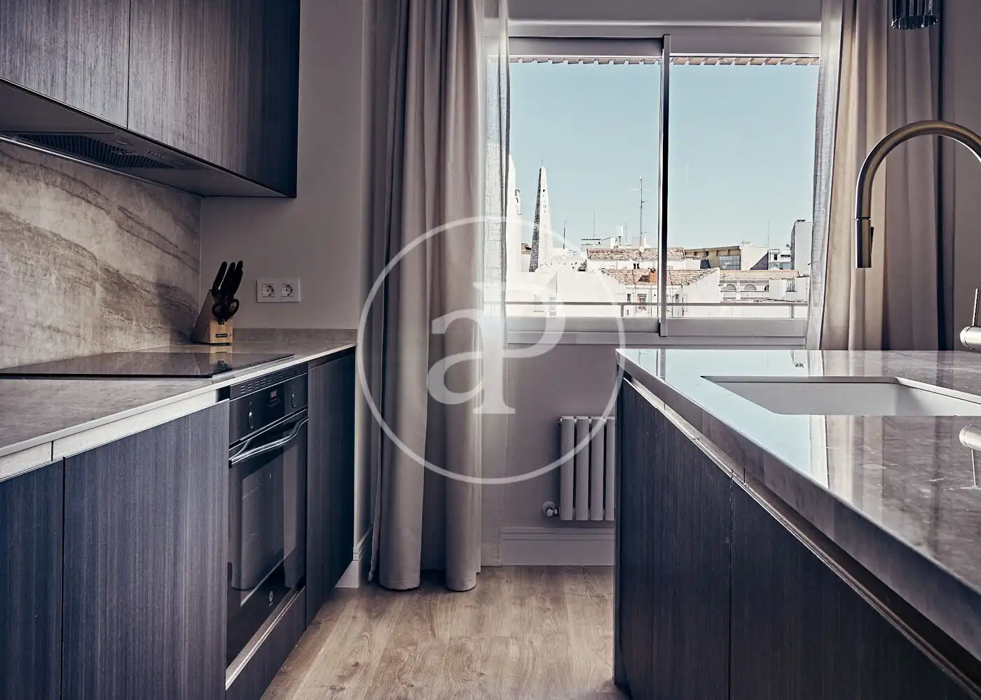 Küche von Wohnung zum Verkauf in Madrid mit Klimaanlage, Heizung und Terrasse