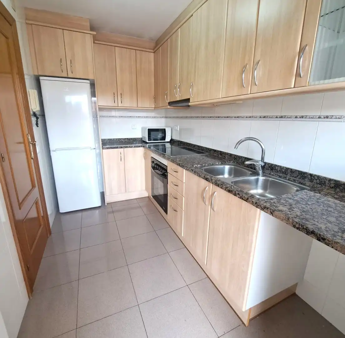 Kitchen of Flat for rent in Terrassa  with Heating, Terrace and Furnished