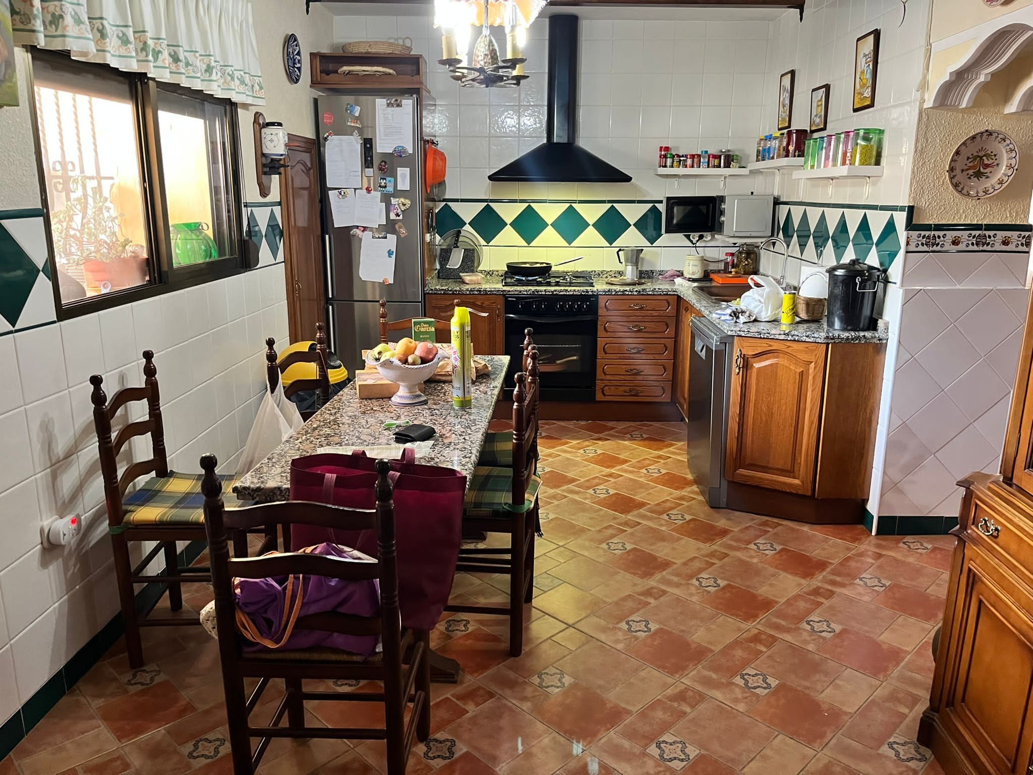 Kitchen of House or chalet for sale in Marines  with Air Conditioner, Terrace and Balcony