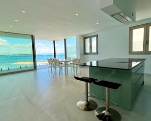 Dining room of Duplex to rent in Ses Salines  with Air Conditioner