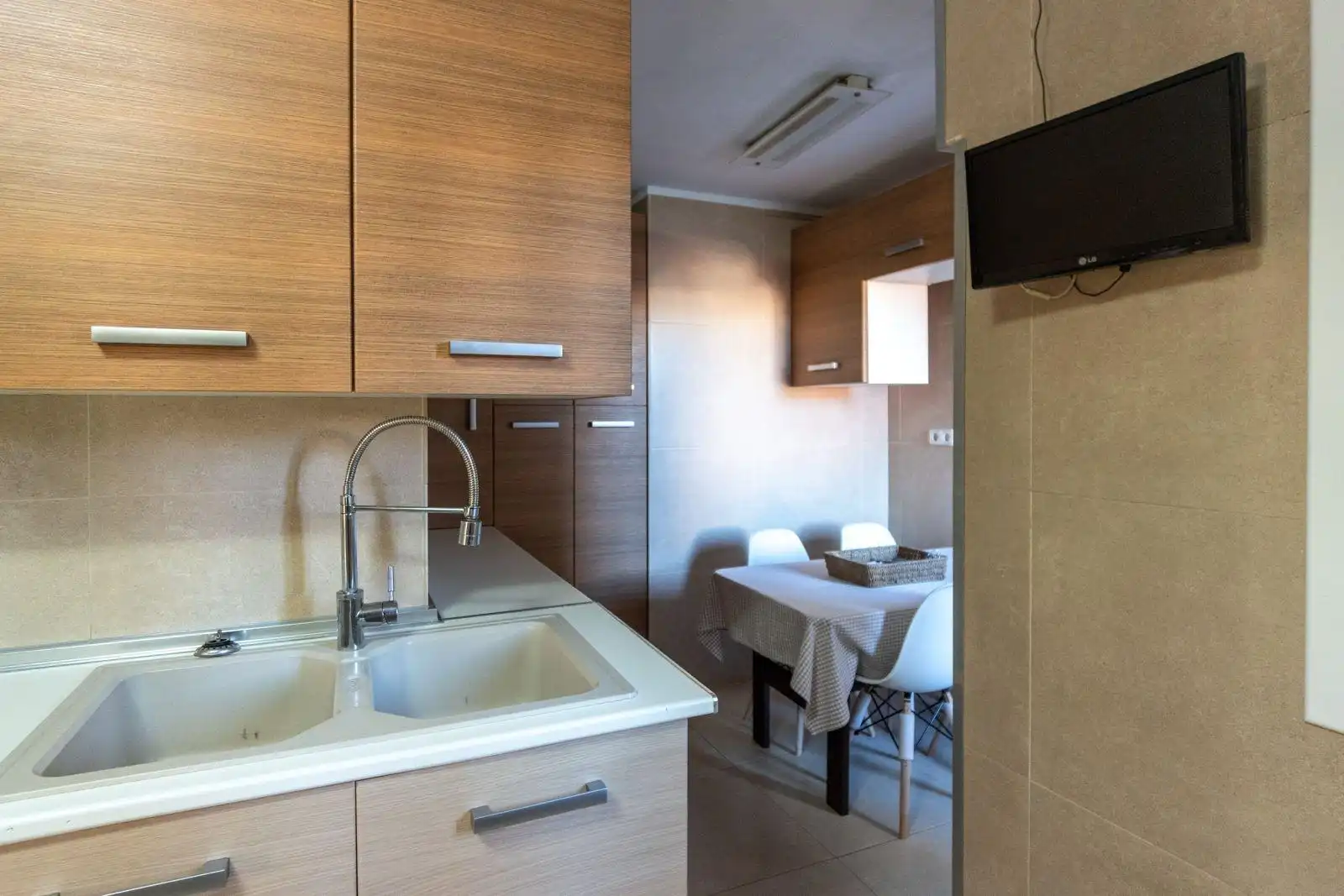 Cuina de Pis de lloguer en Granollers amb Terrassa i Balcó