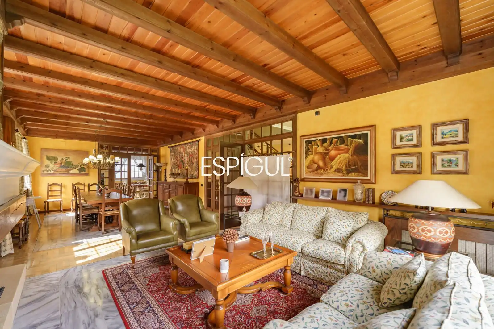 Sala d'estar de Casa o xalet en venda en Dosrius amb Calefacció, Jardí privat i Terrassa