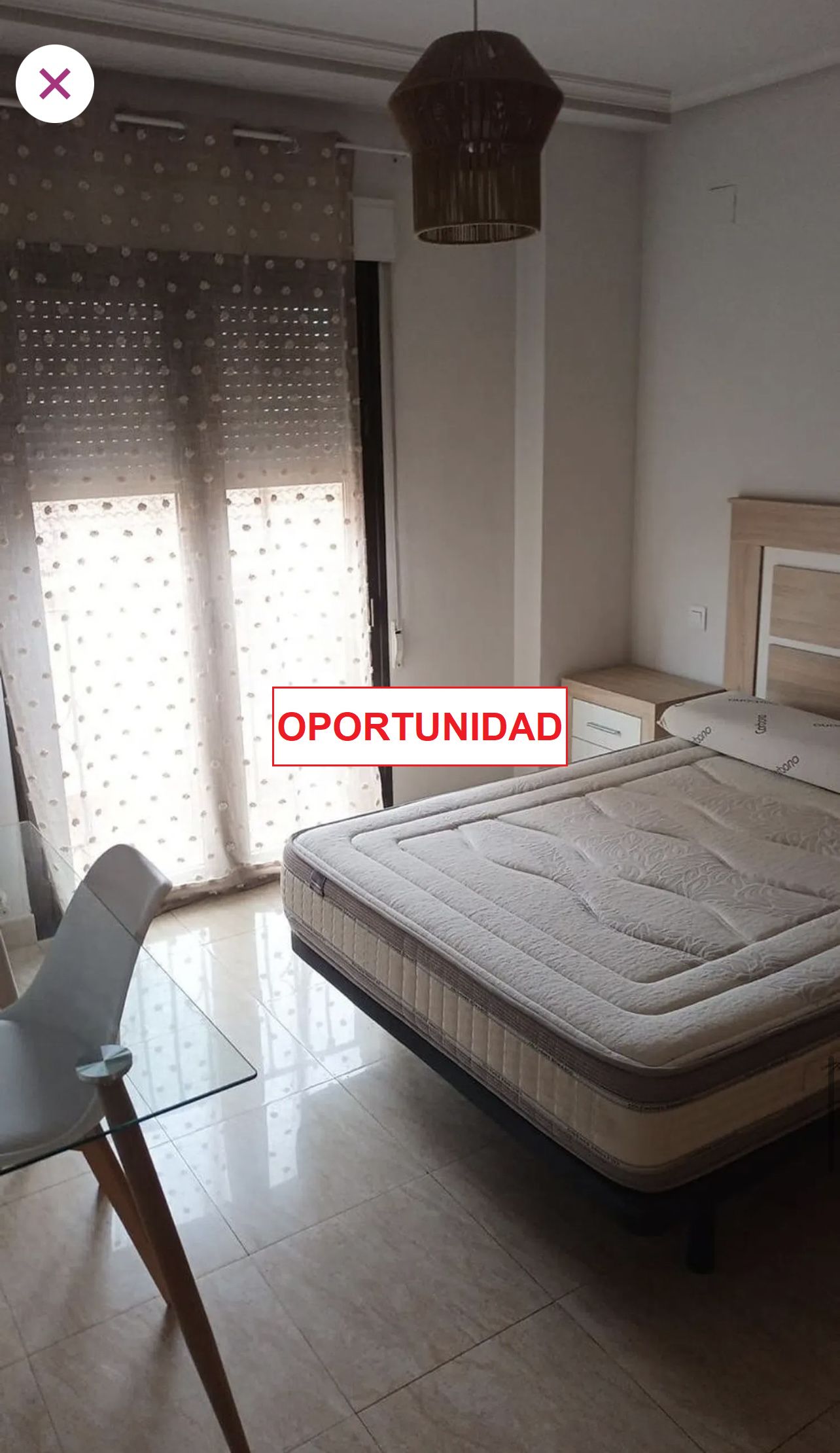 Dormitori de Pis de lloguer en Ciudad Real Capital amb Aire condicionat, Calefacció i Moblat