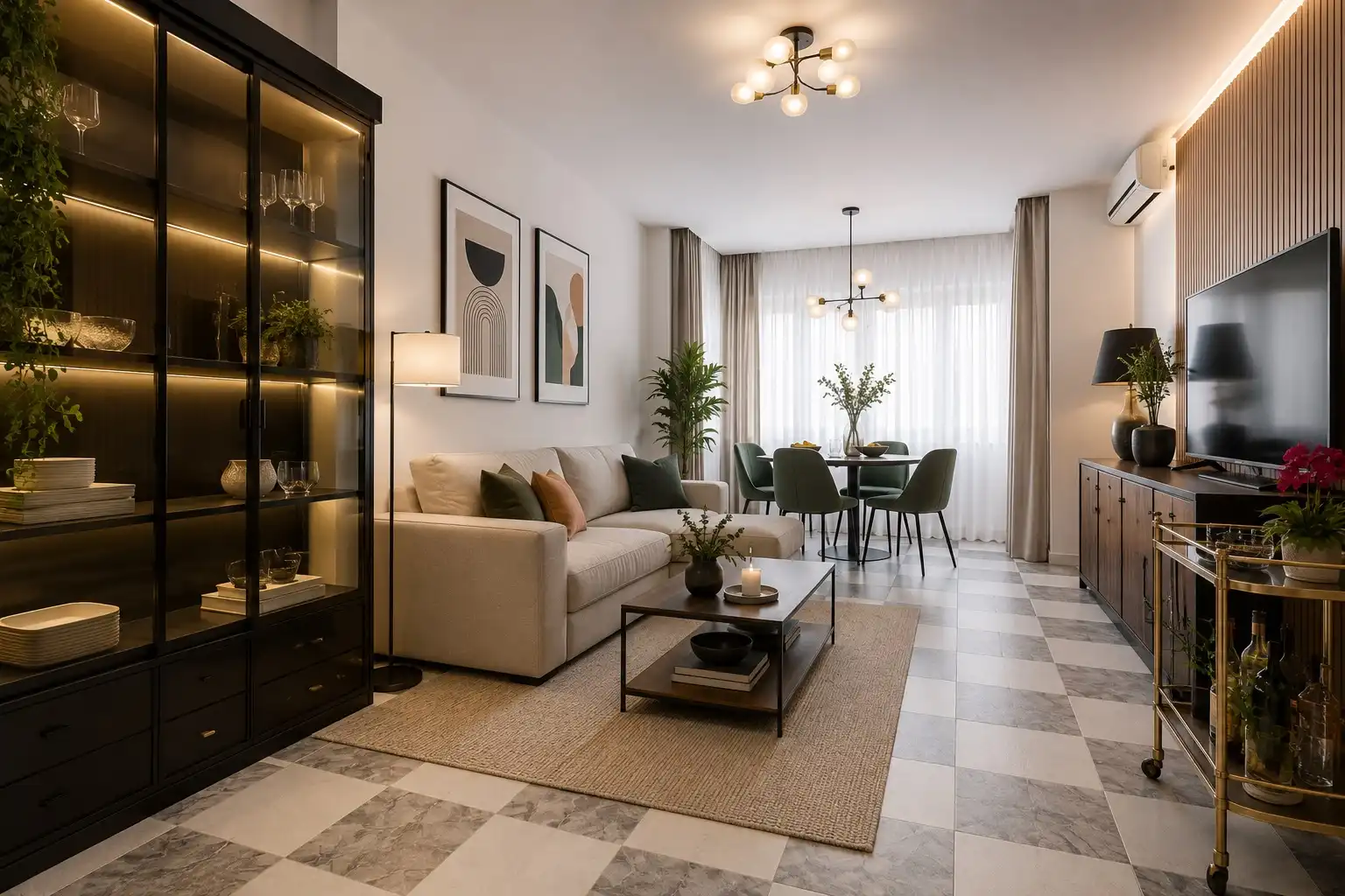 Sala de estar de Piso en venta en Leganés con Aire acondicionado, Calefacción y Terraza