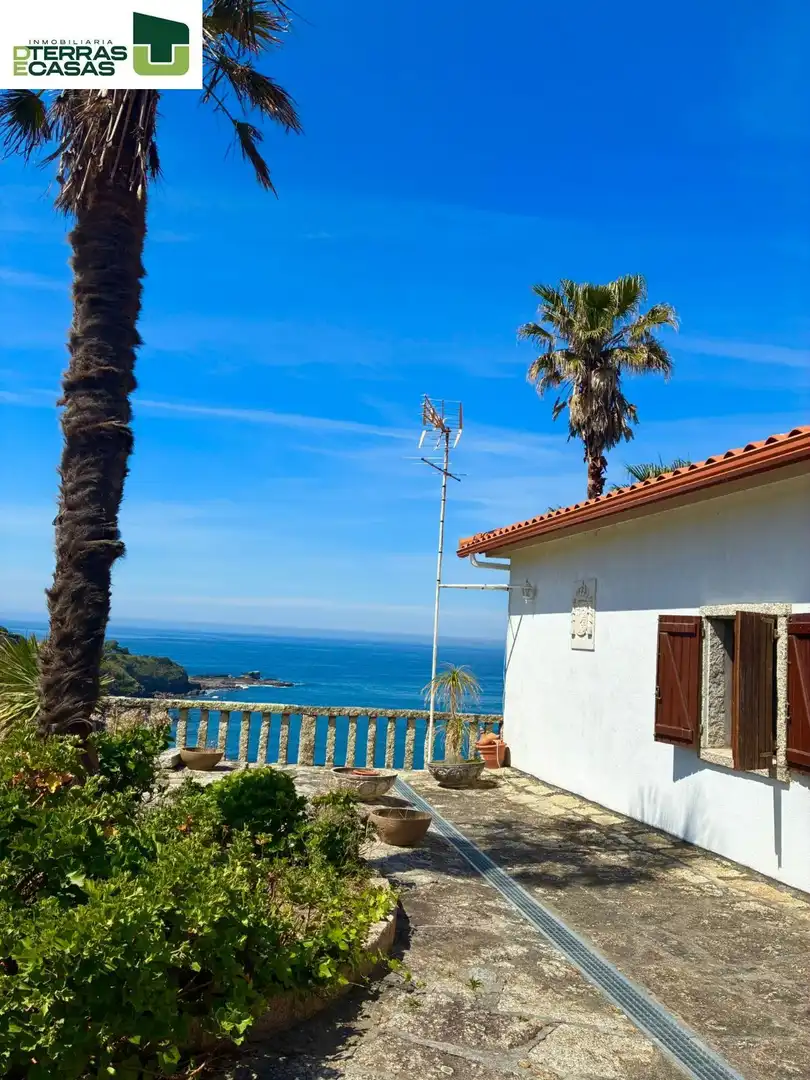 Außenansicht von Haus oder Chalet zur Miete in Sanxenxo mit Klimaanlage, Privatgarten und Parkett