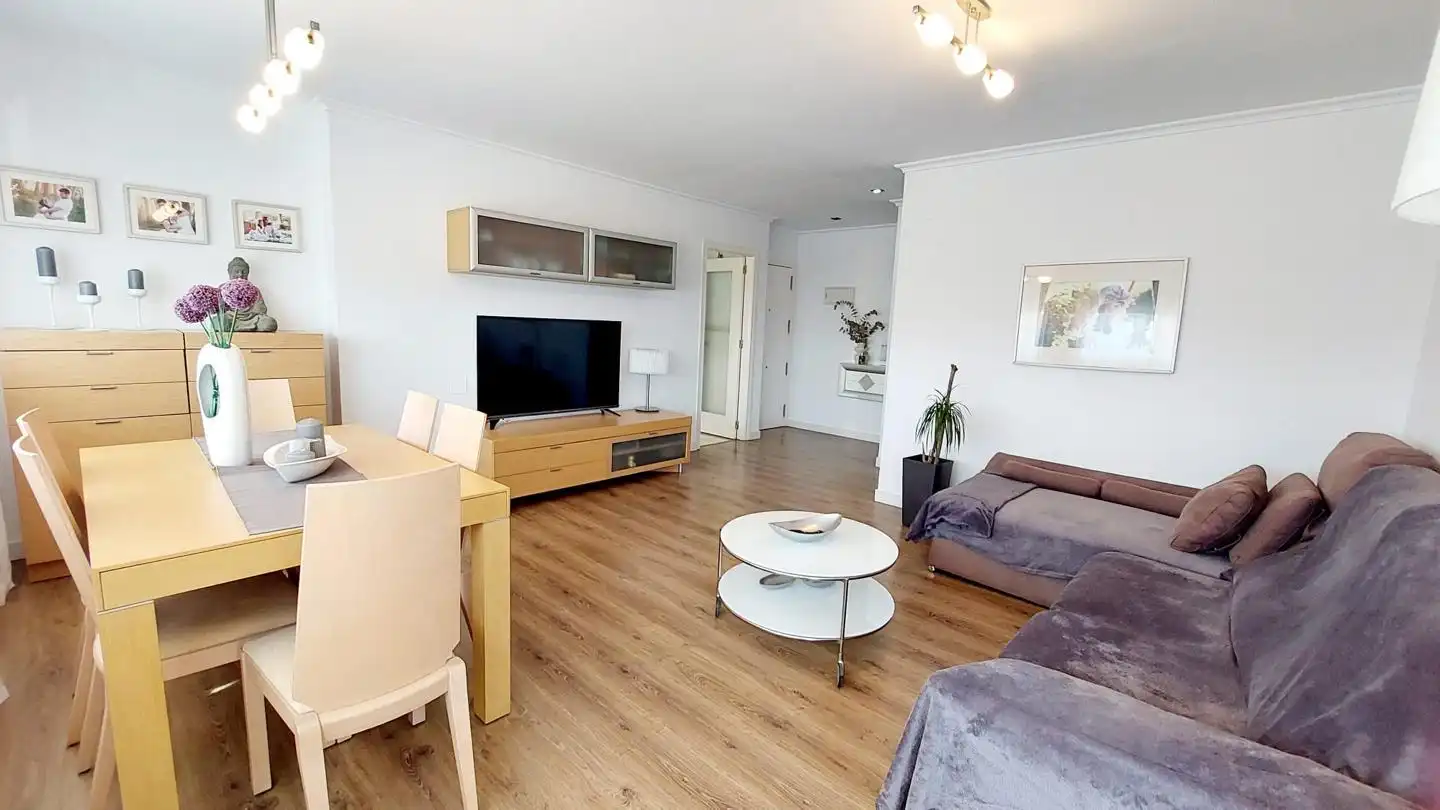 Wohnzimmer von Wohnung zum Verkauf in Elche / Elx mit Klimaanlage, Balkon und Gemeinschaftspool