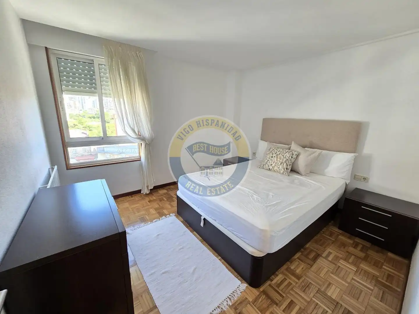 Bedroom of Flat for rent in Vigo   with Heating and Furnished