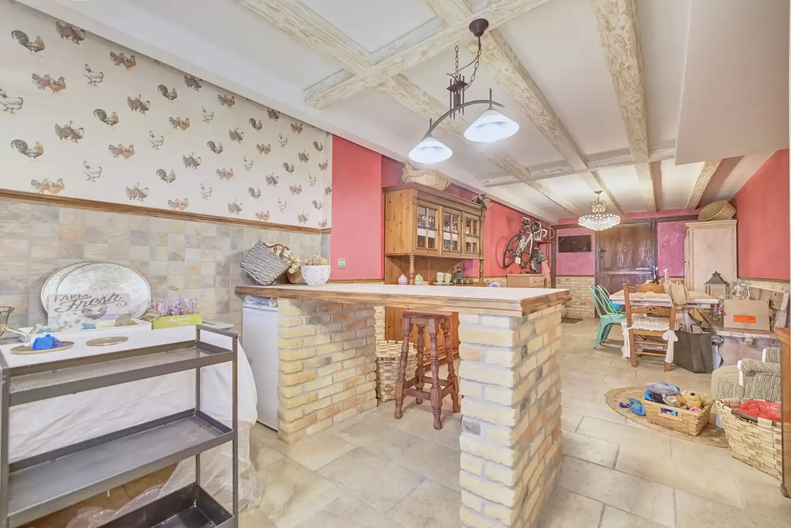Cocina de Casa o chalet en venta en Orkoien con Calefacción, Parquet y Terraza