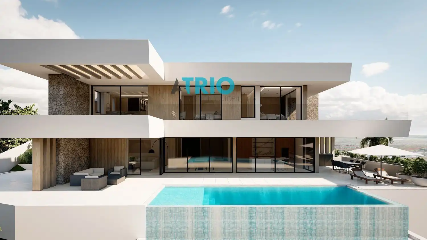Vista exterior de Casa o xalet en venda en Bunyola amb Aire condicionat, Terrassa i Piscina