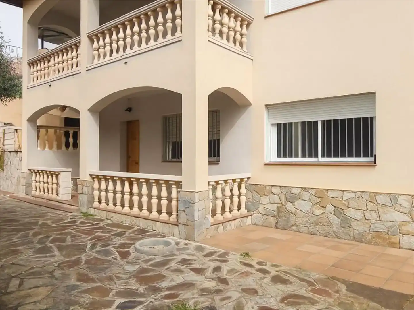 Vista exterior de Casa o chalet en venta en Fogars de la Selva con Aire acondicionado, Piscina y Balcón