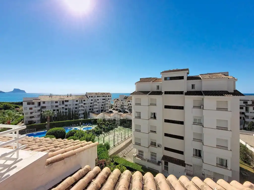 Exterior view of Flat for rent in Altea  with Air Conditioner, Heating and Private garden