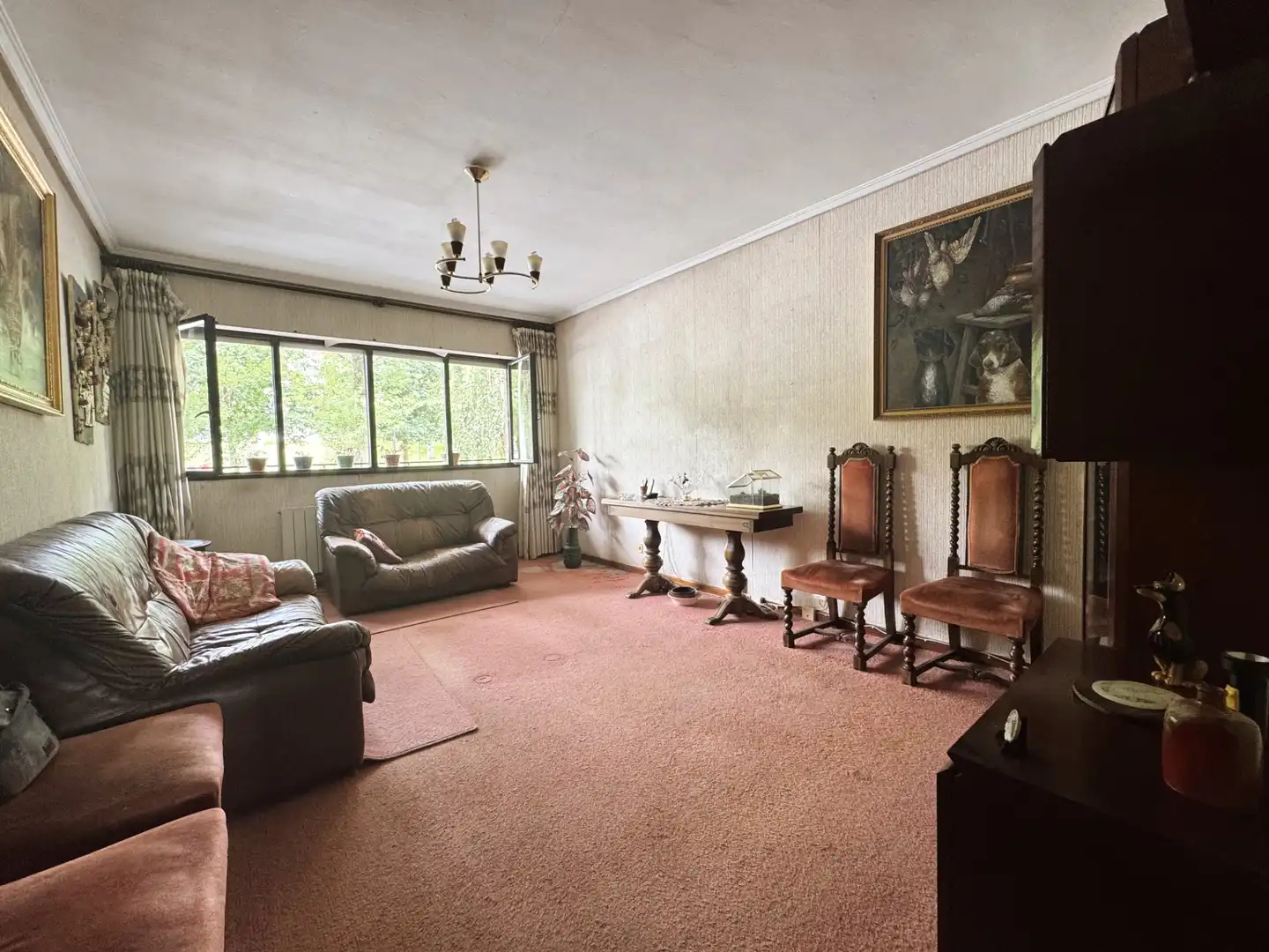 Sala de estar de Piso en venta en Getxo  con Calefacción, Parquet y Terraza