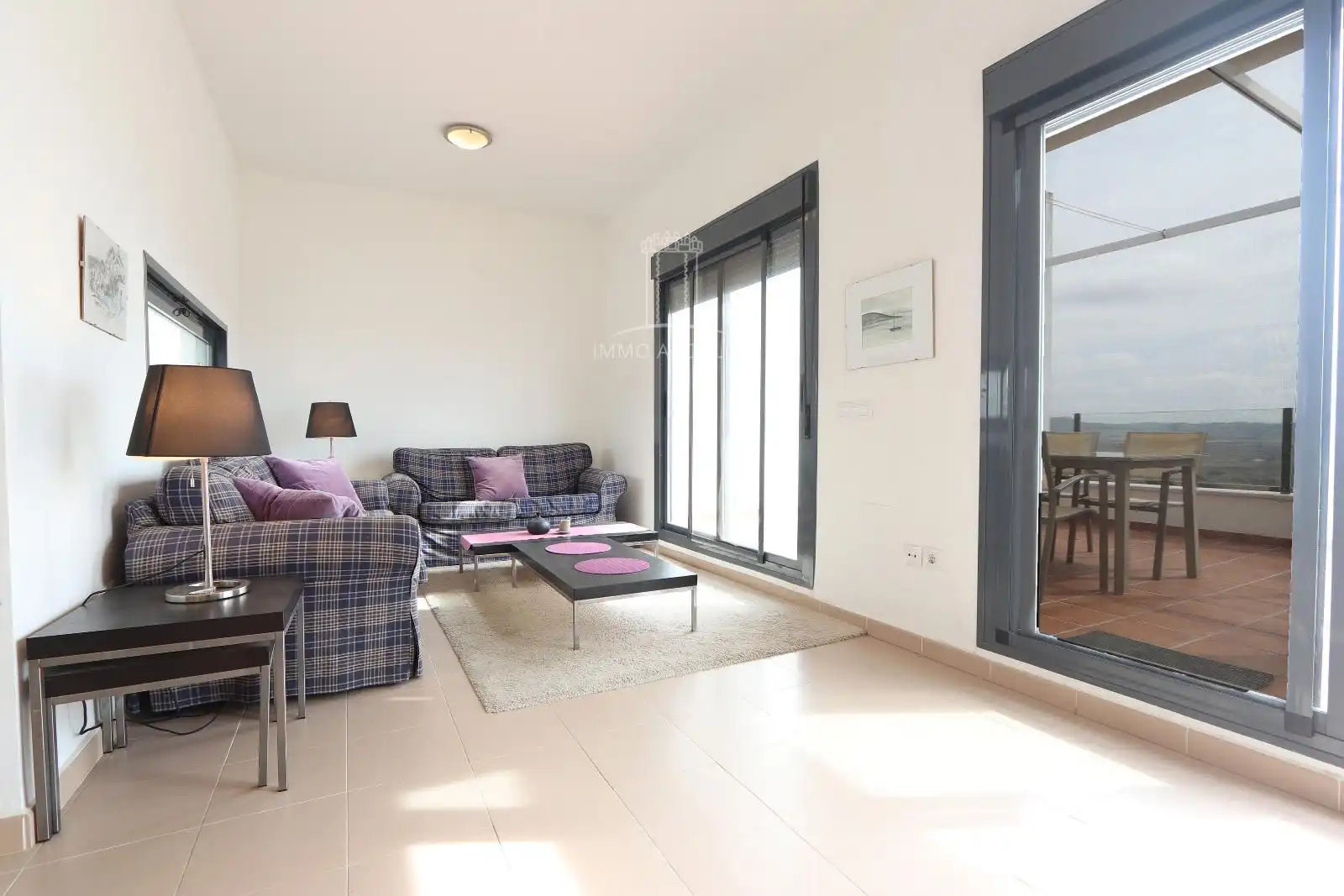 Wohnzimmer von Wohnung zum Verkauf in Conil de la Frontera mit Klimaanlage, Heizung und Terrasse
