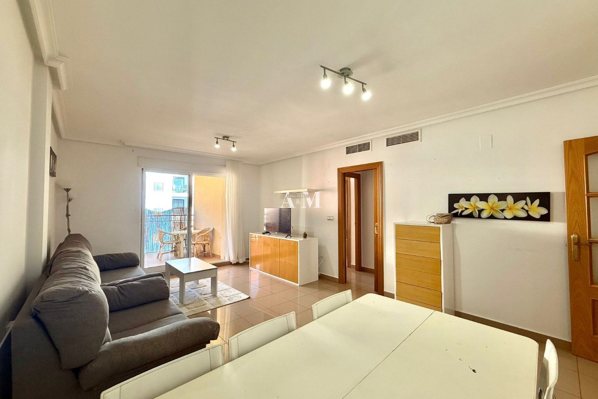 Living room of Flat to rent in Orihuela  with Air Conditioner, Heating and Terrace