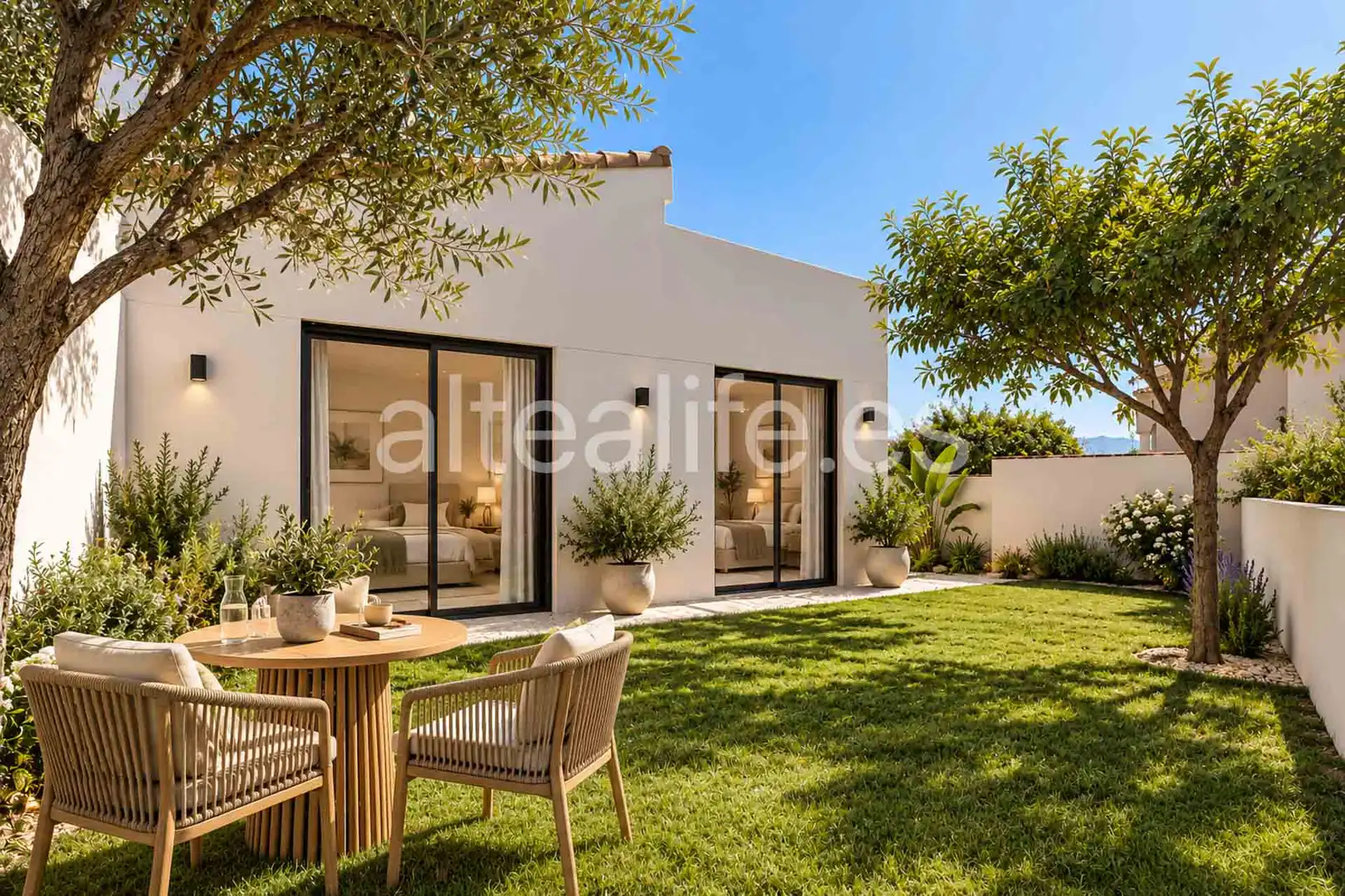 Jardín de Casa o chalet en venta en La Nucia con Aire acondicionado, Calefacción y Jardín privado