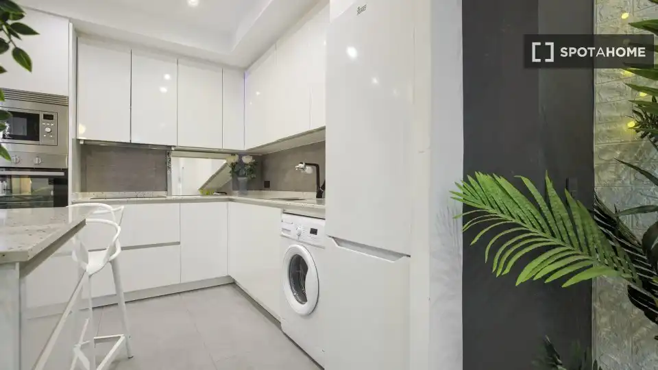 Kitchen of Apartments for share in Madrid  with Air Conditioner, Heating and Terrace