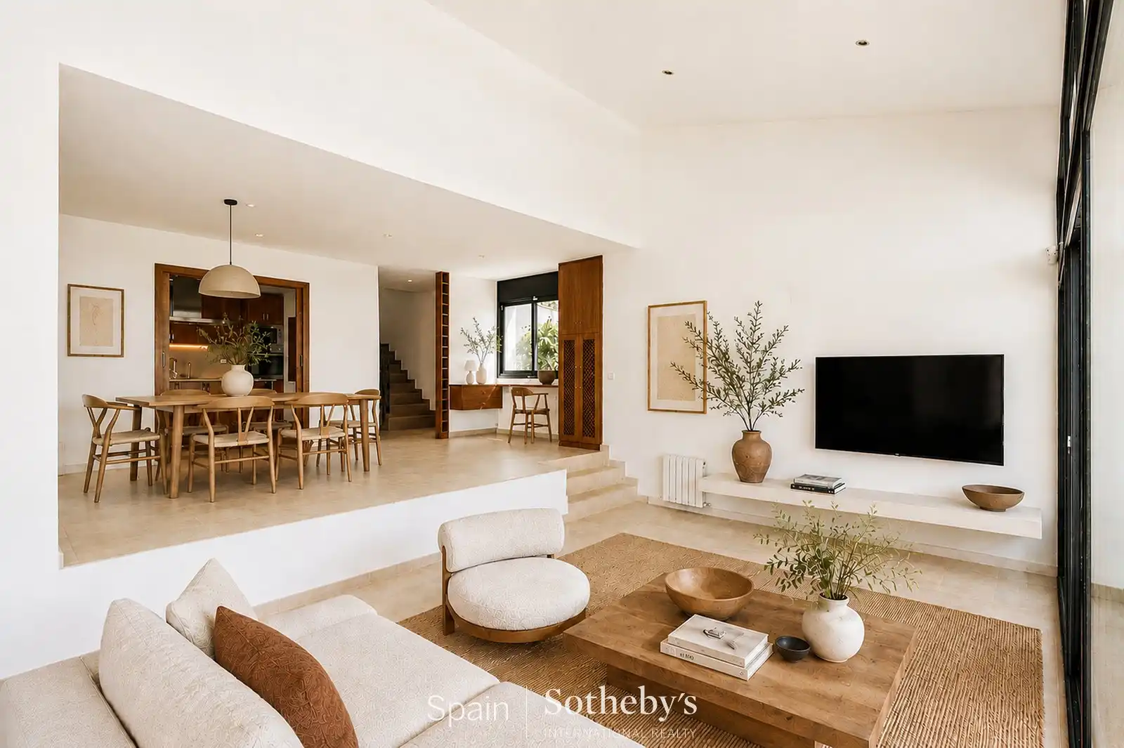 Living room of Houses for sale in Sant Pere de Ribes  with Air Conditioner, Heating and Private garden