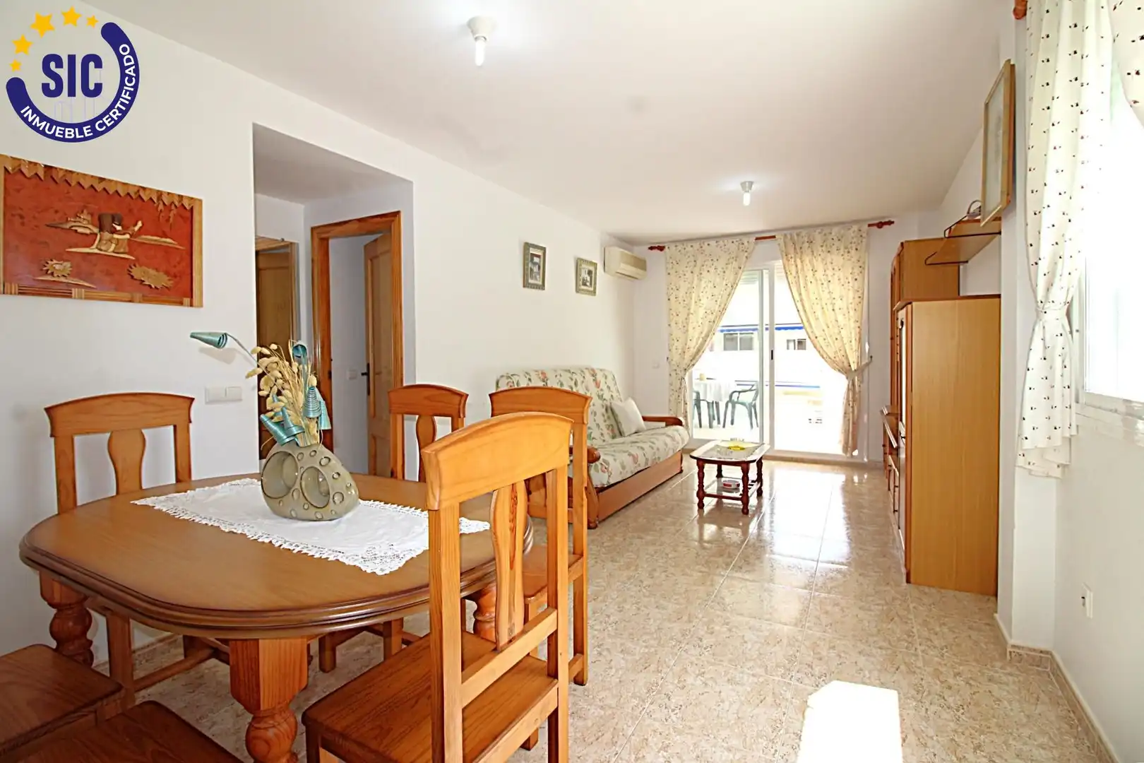 Sala d'estar de Apartament en venda en Oropesa del Mar / Orpesa amb Terrassa, Traster i Moblat