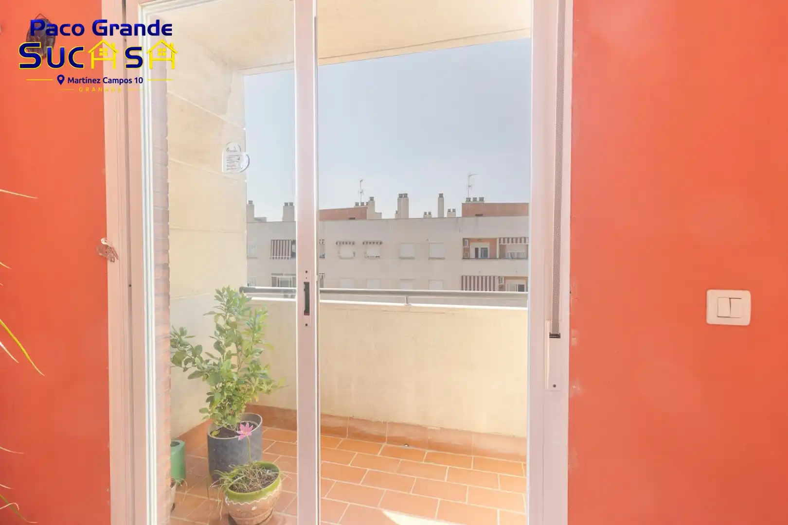 Balcony of Flat for sale in Granada  with Heating, Terrace and Furnished