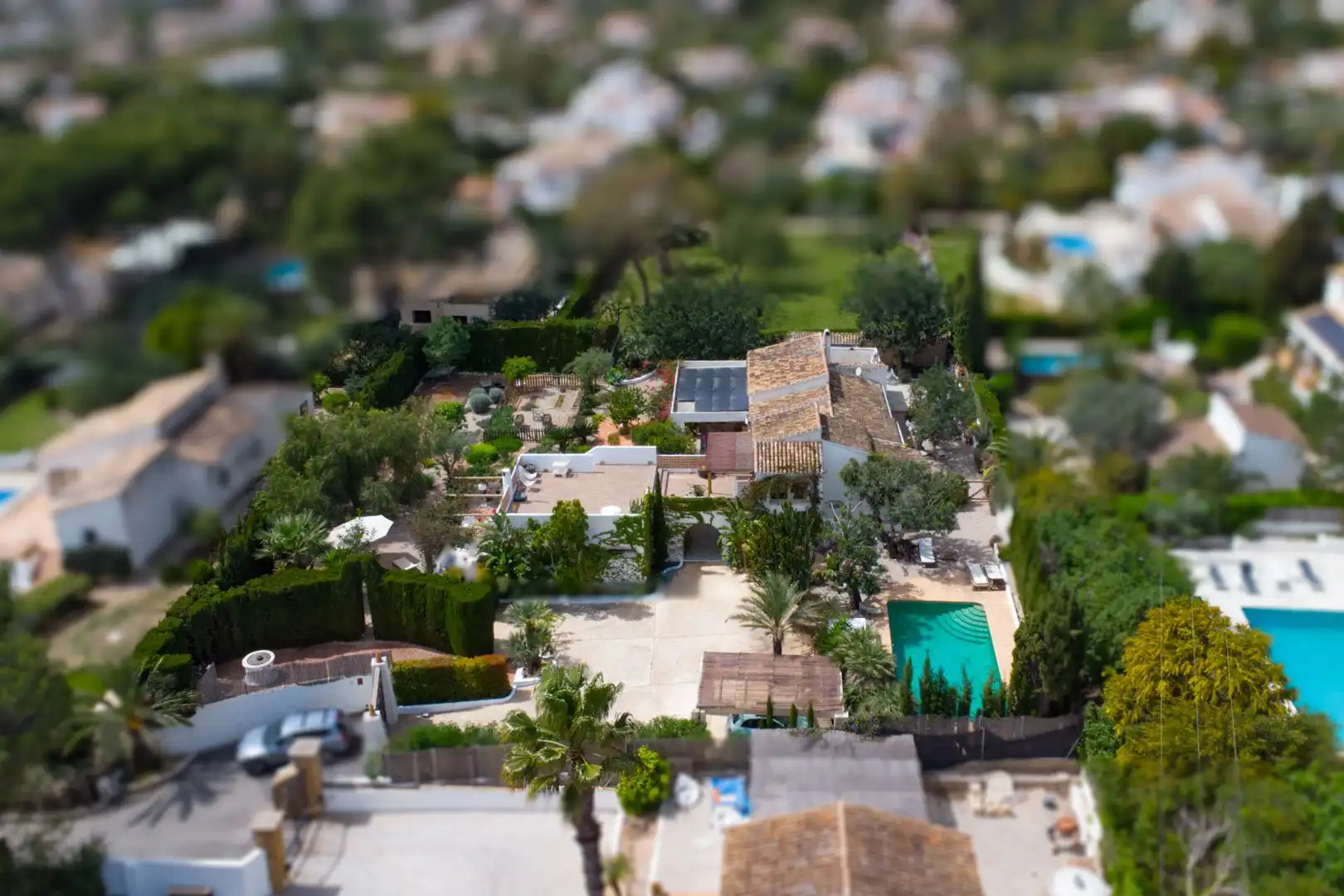 Vista exterior de Casa o xalet en venda en Jávea / Xàbia amb Aire condicionat, Calefacció i Jardí privat