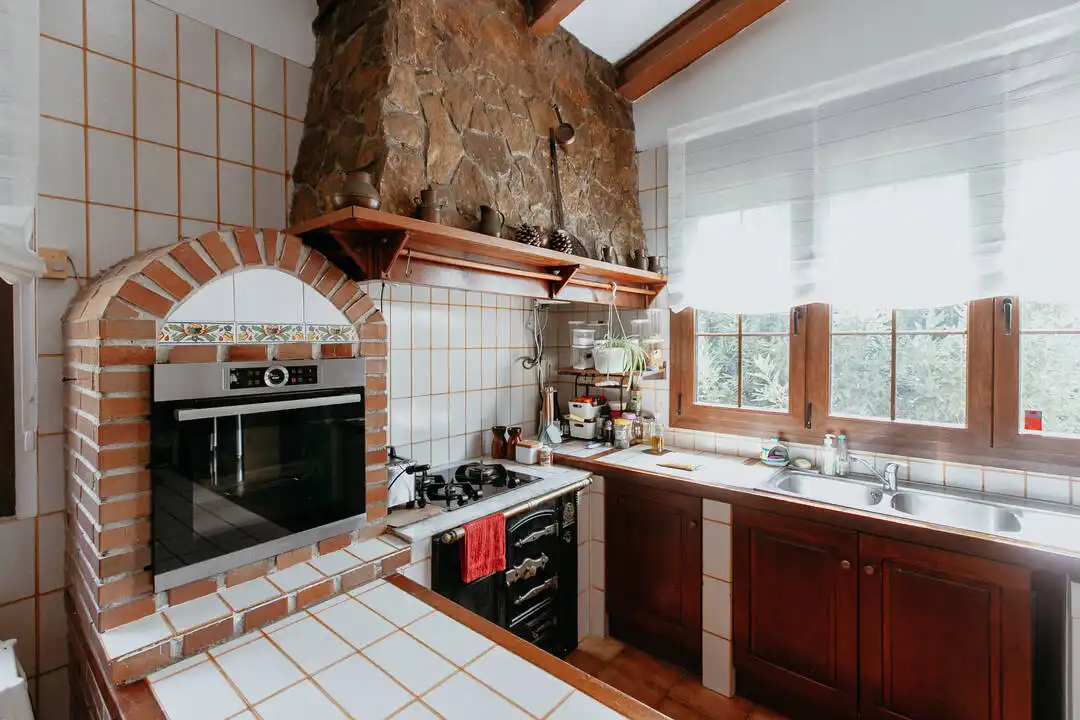 Cocina de Casa o chalet en venta en Lupiñén-Ortilla con Aire acondicionado, Calefacción y Jardín privado