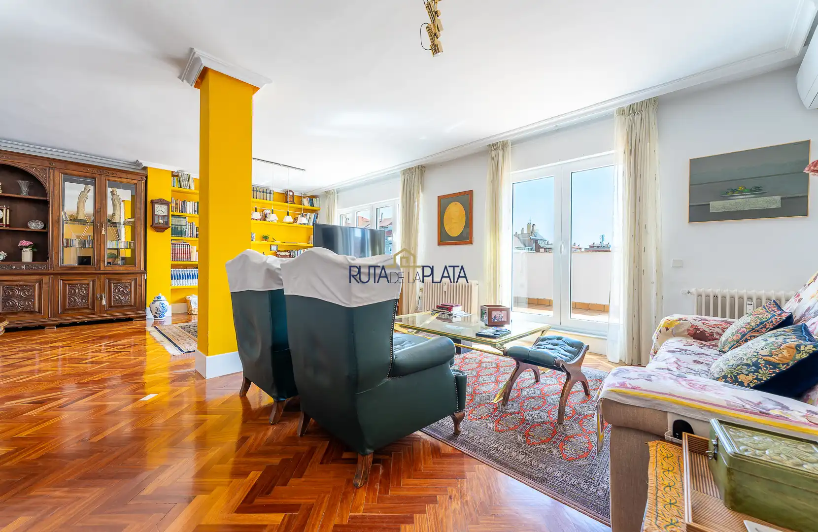 Living room of Attic for sale in Zamora Capital   with Air Conditioner, Heating and Parquet flooring
