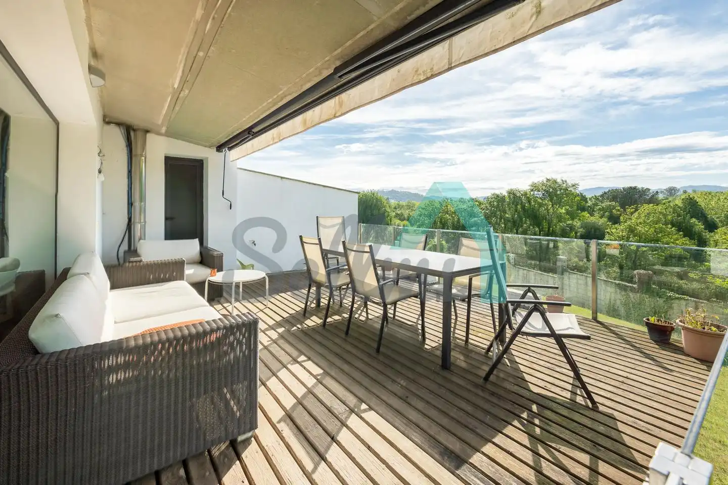 Terrace of Houses for rent in Siero  with Heating, Parquet flooring and Terrace
