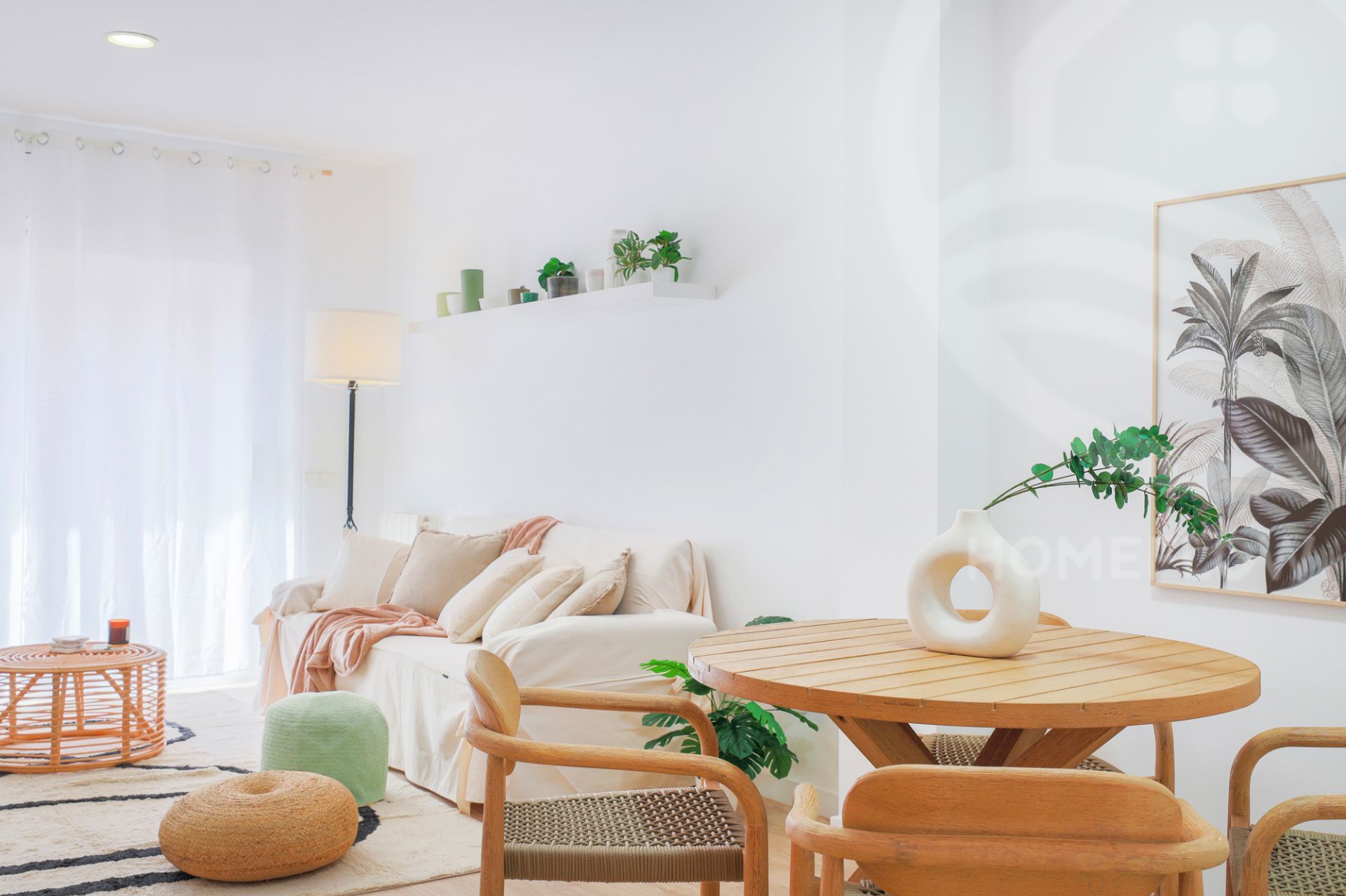 Sala d'estar de Pis en venda en Vilanova i la Geltrú amb Calefacció, Parquet i Terrassa