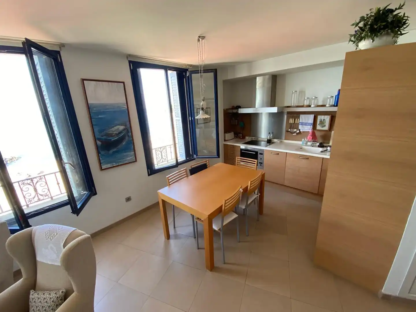 Cuina de Àtic en venda en Sant Pol de Mar amb Aire condicionat, Terrassa i Traster
