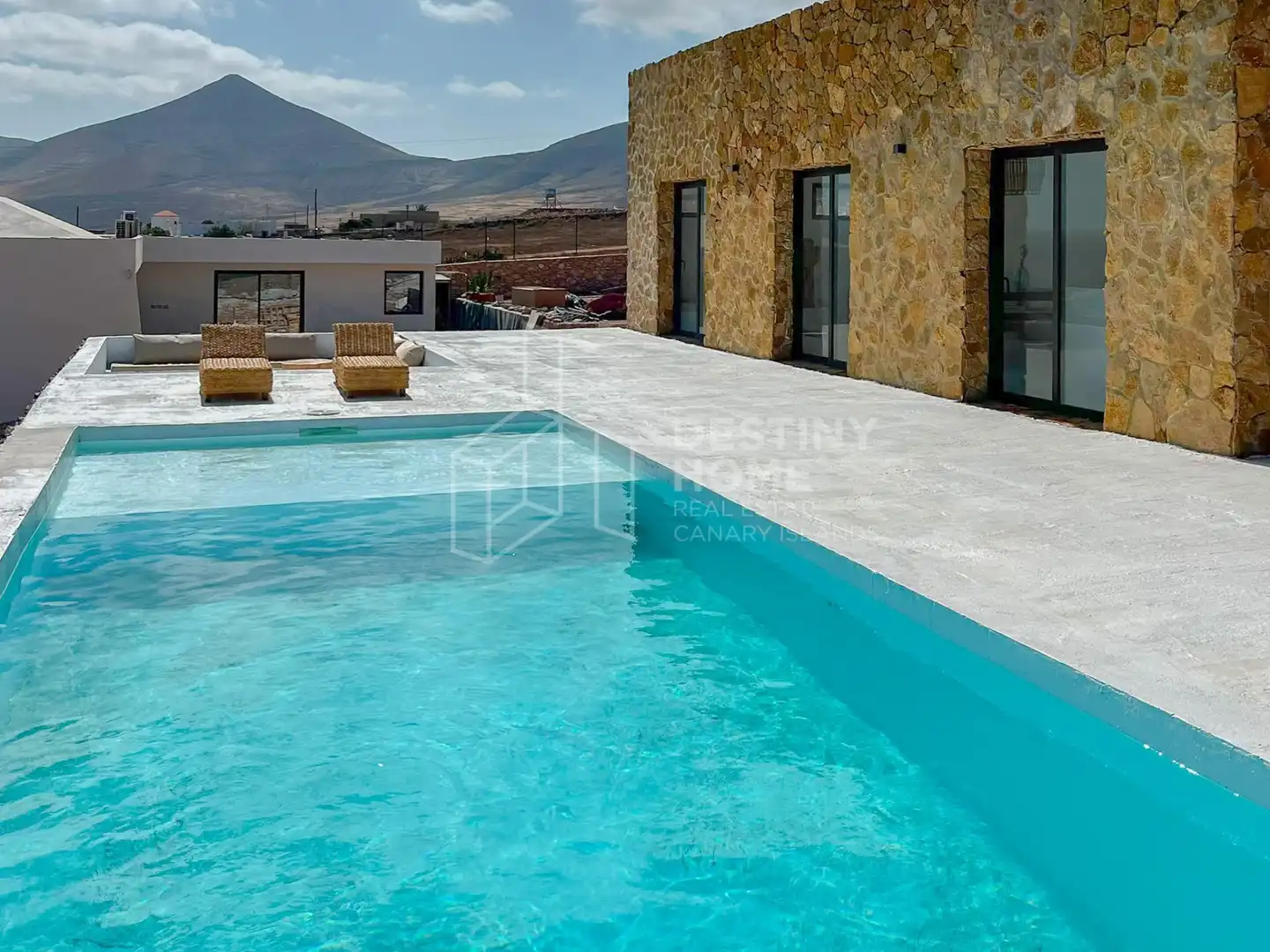 Piscina de Casa o chalet en venta en La Oliva con Jardín privado, Terraza y Piscina