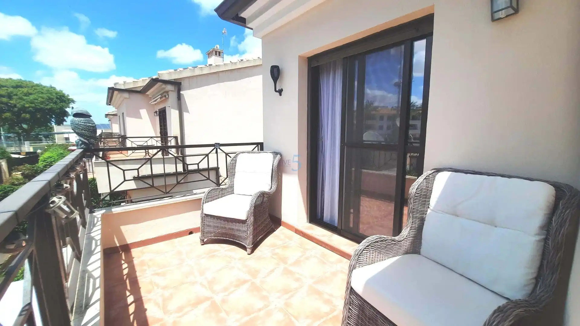 Terrasse von Einfamilien-Reihenhaus zum Verkauf in Torre-Pacheco mit Klimaanlage, Heizung und Terrasse