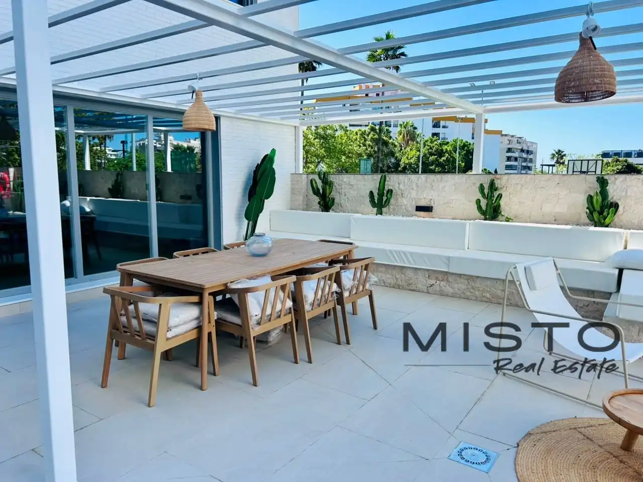 Terrace of Flat for rent in Nueva Andalucía