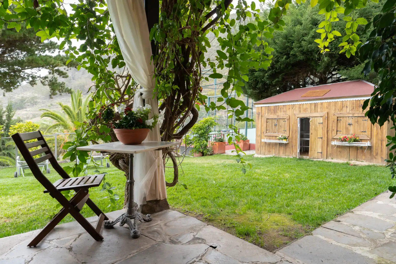 Jardín de Casa o chalet de alquiler en Tegueste con Jardín privado, Terraza y Amueblado