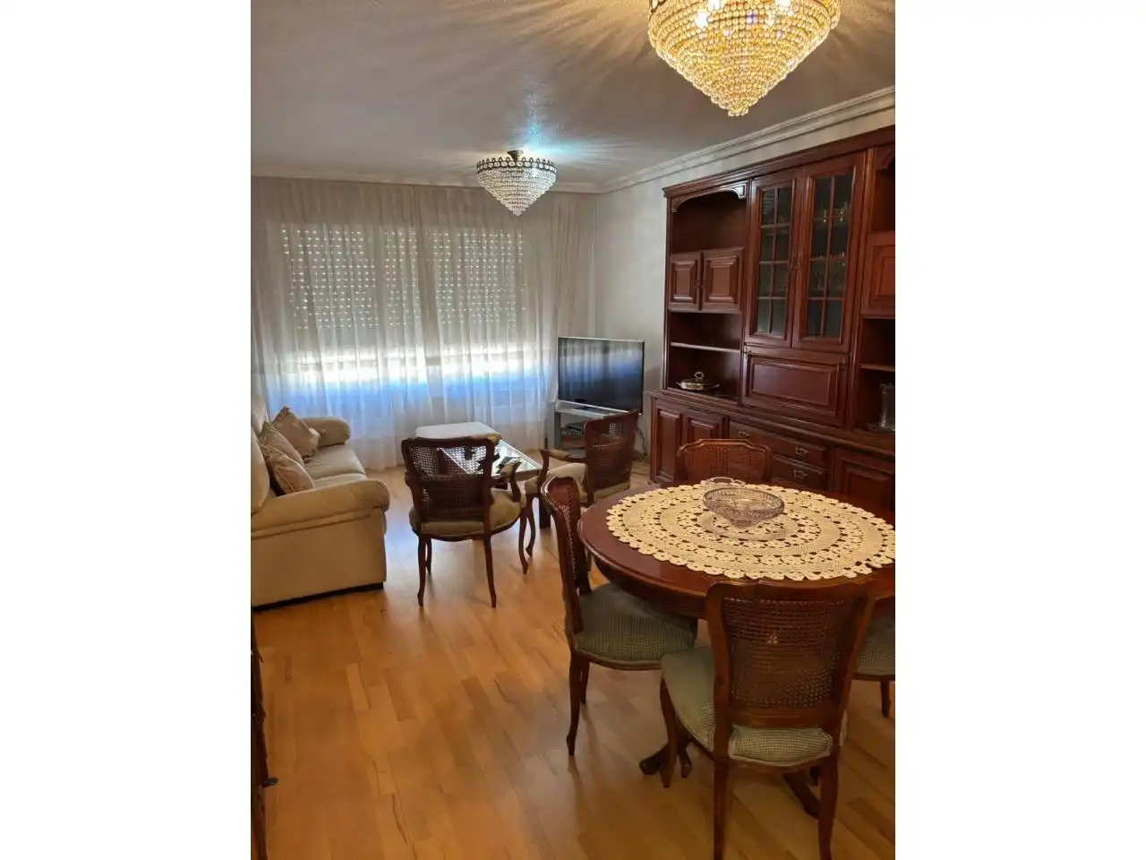 Sala de estar de Piso de alquiler en Alicante / Alacant con Aire acondicionado, Calefacción y Amueblado
