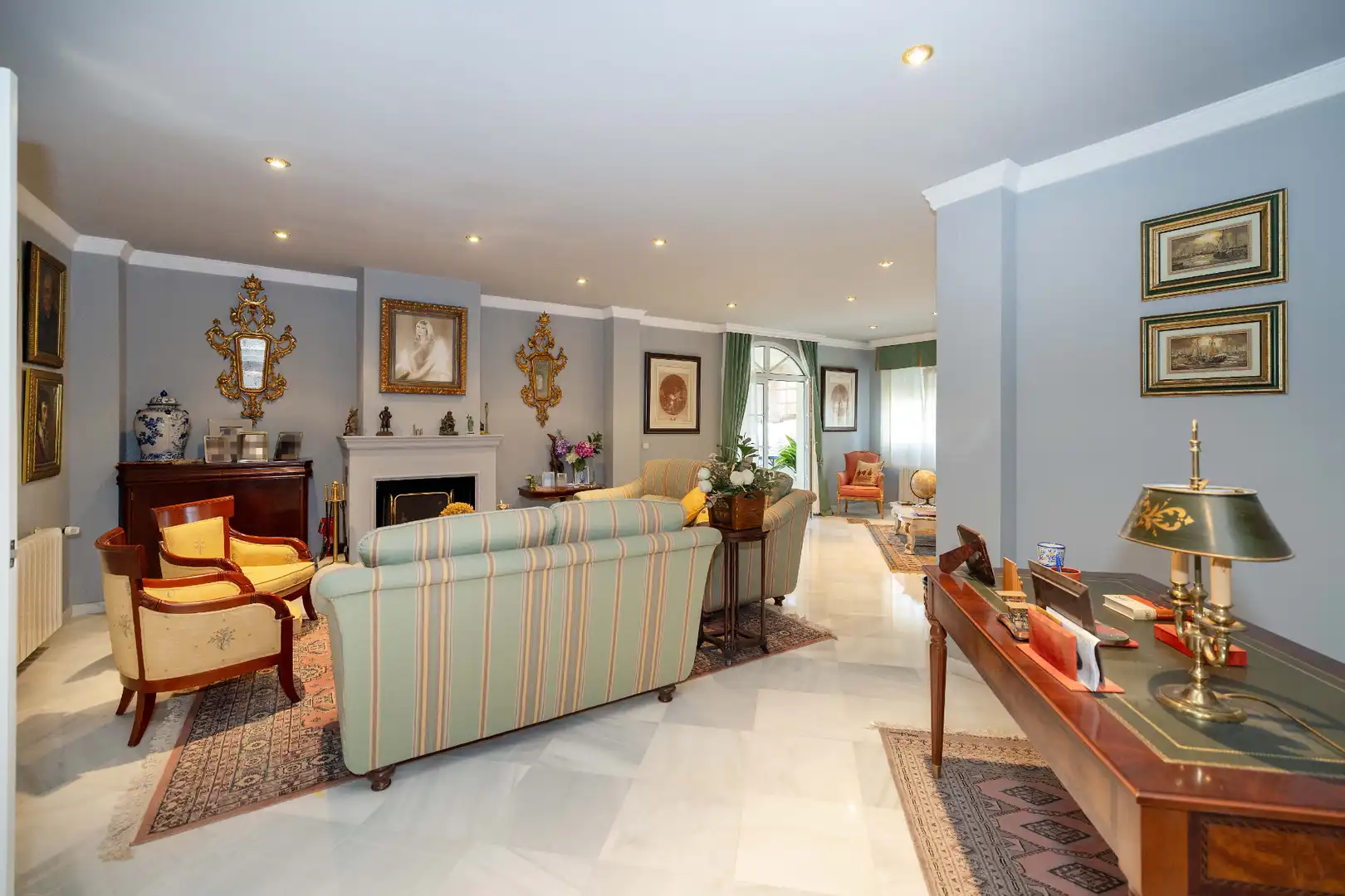 Sala de estar de Casa o chalet en venta en Málaga con Jardín privado, Terraza y Piscina