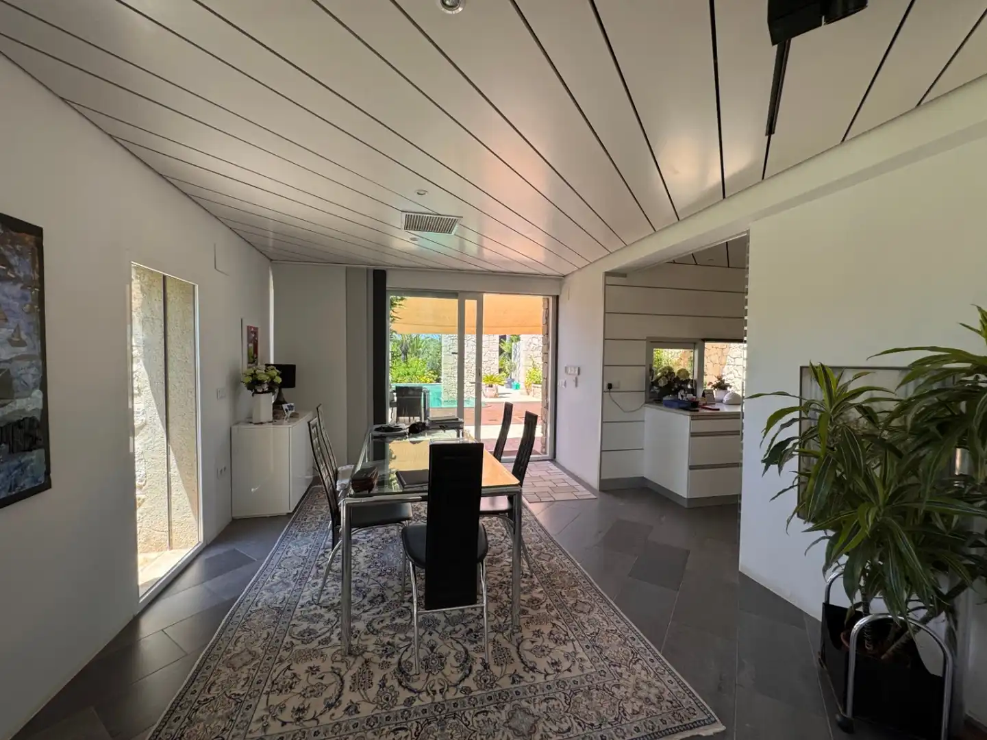 Comedor de Finca rústica en venta en Benissa con Aire acondicionado, Calefacción y Jardín privado