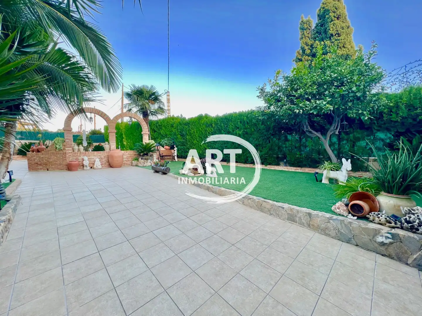 Jardí de Casa o xalet en venda en Picassent amb Aire condicionat, Jardí privat i Terrassa