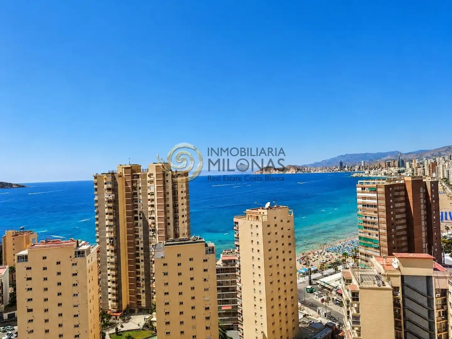 Außenansicht von Wohnungen zum Verkauf in Benidorm mit Klimaanlage, Heizung und Terrasse