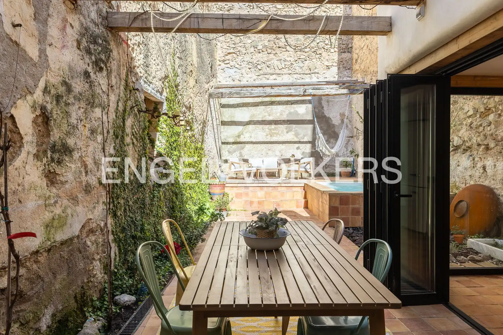 Terrace of Houses for rent in Sant Pol de Mar  with Air Conditioner, Heating and Parquet flooring