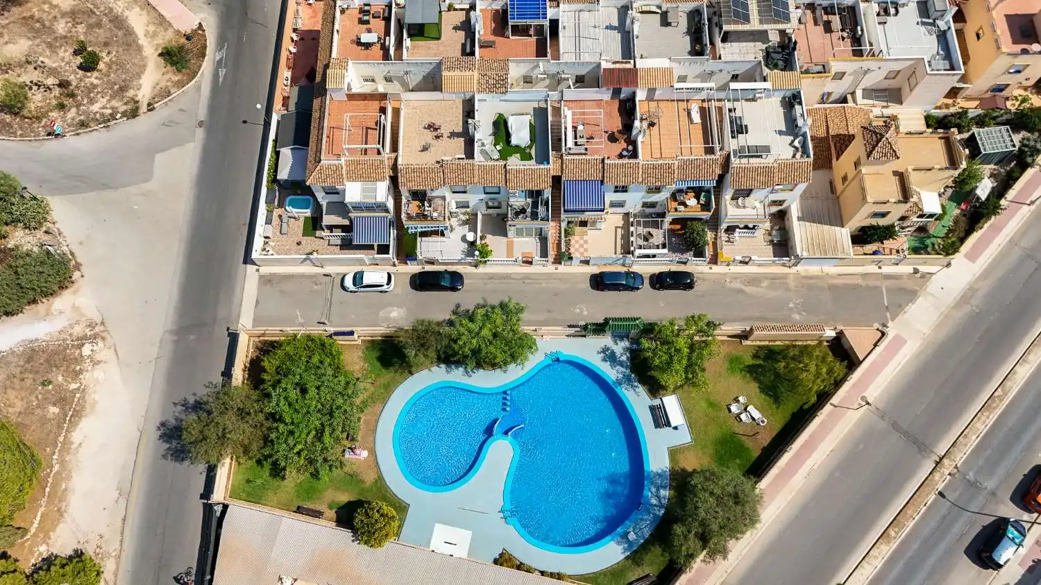 Swimming pool of Apartments for sale in Orihuela Costa