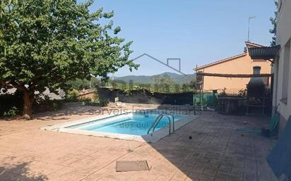 Swimming pool of House or chalet for sale in Riells i Viabrea  with Heating, Private garden and Terrace