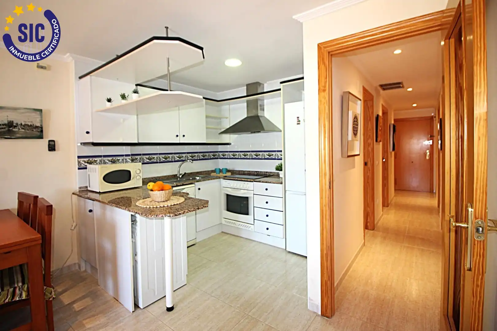 Cuina de Apartament en venda en Oropesa del Mar / Orpesa amb Aire condicionat, Terrassa i Moblat