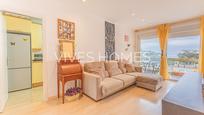 Living room of Flat for sale in Caldes d'Estrac  with Heating, Parquet flooring and Terrace