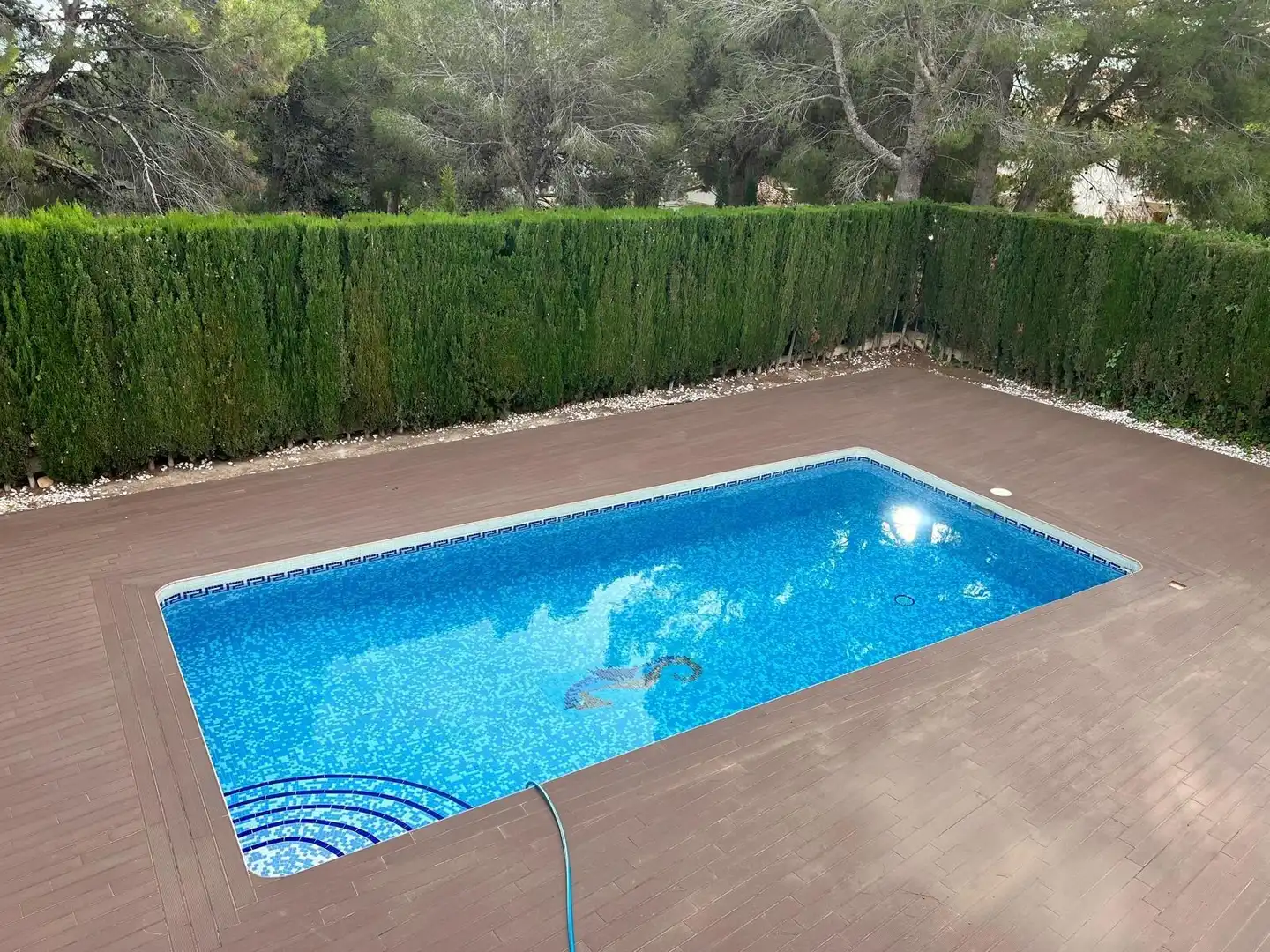 Piscina de Casa o xalet en venda en La Nucia amb Jardí privat, Terrassa i Piscina