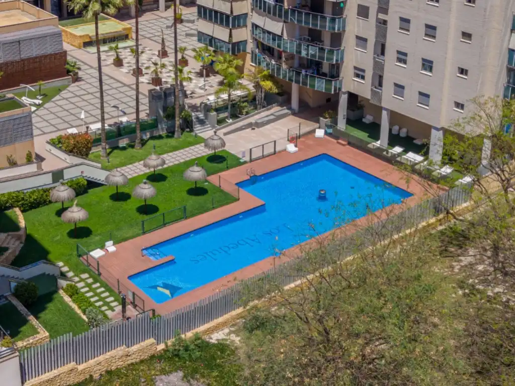 Swimming pool of Attic for sale in El Campello  with Air Conditioner, Private garden and Terrace