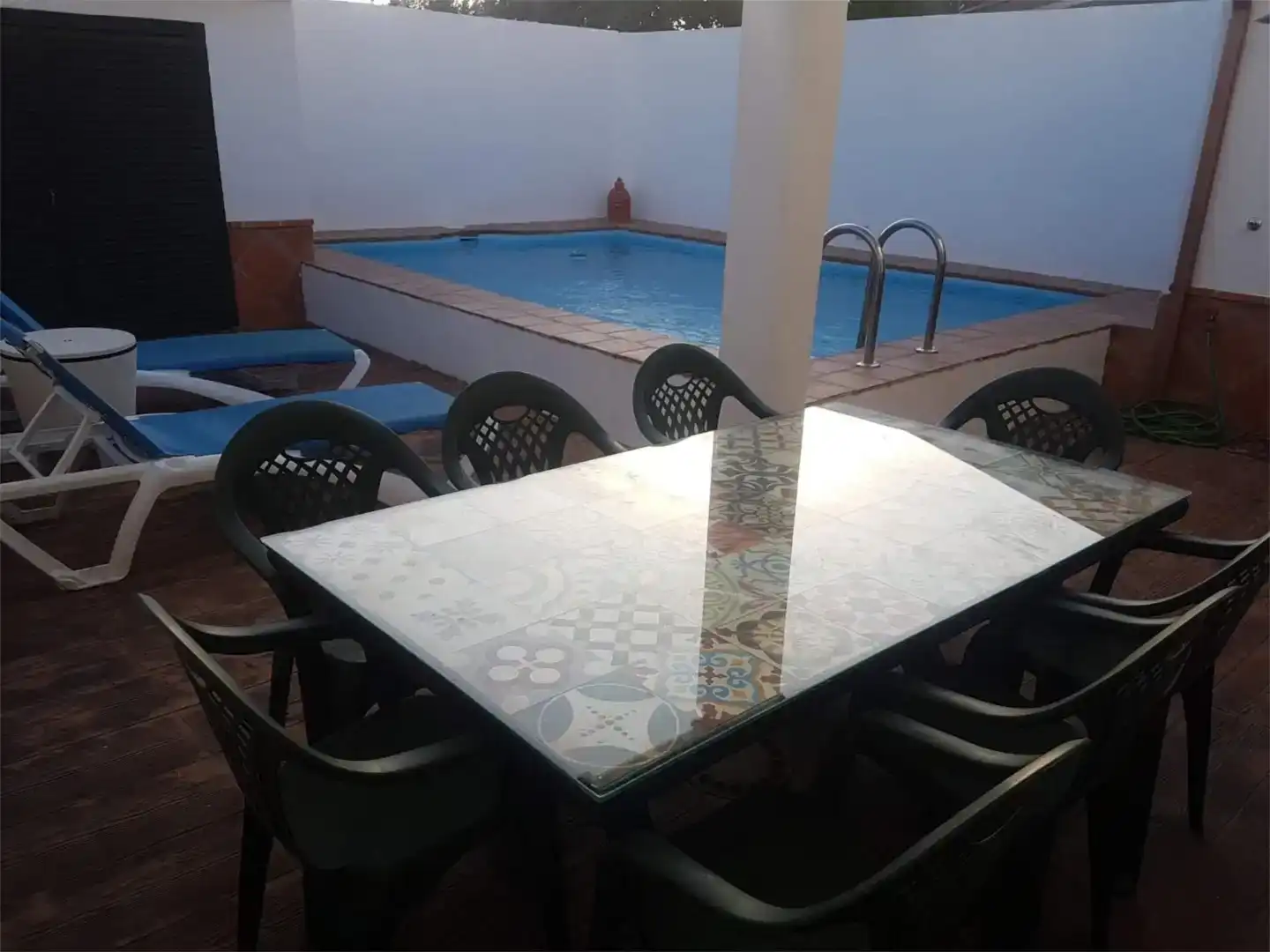 Piscina de Casa adosada en venda en Obejo amb Aire condicionat, Jardí privat i Piscina