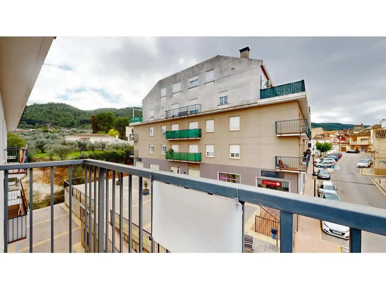 Exterior view of Flat for sale in Enguera  with Private garden, Storage room and Balcony