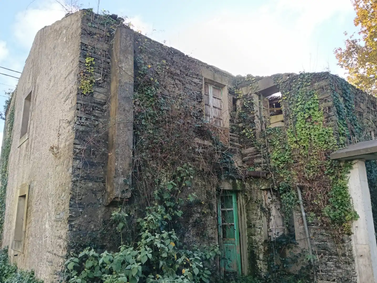 Vista exterior de Casa o chalet en venta en Mesía con Jardín privado