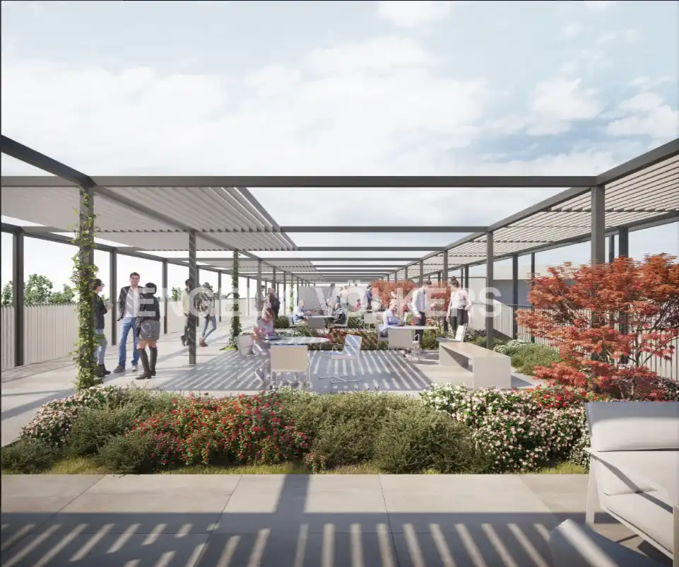 Terrasse von Büro zur Miete in Barcelona mit Klimaanlage