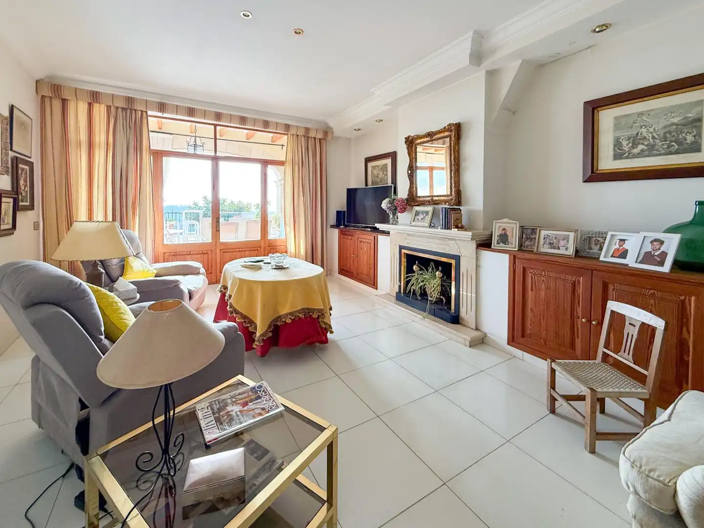 Living room of Houses for rent in Selva  with Private garden, Terrace and Swimming Pool